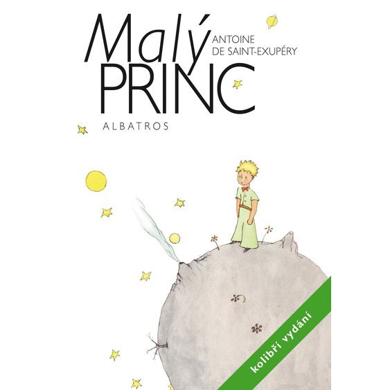 Kniha Malý princ - kolibří vydání, Antoine de Saint-Exupéry