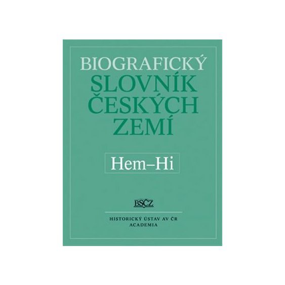 Kniha Biografický slovník českých zemí Hem-Hi,