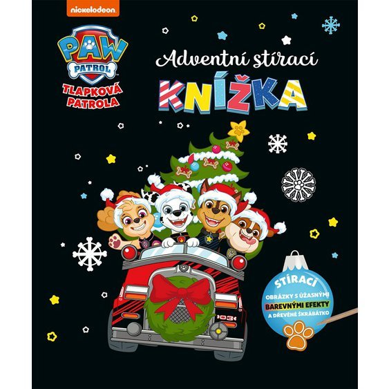 Kniha Tlapková patrola - Adventní stírací knížka, Kolektiv autorů
