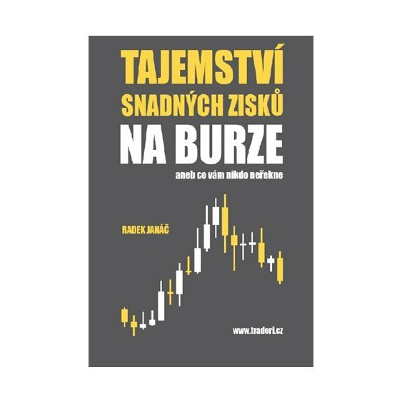 Kniha Tajemství snadných zisků na burze, Radek Janáč