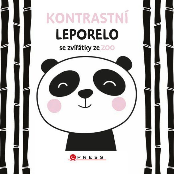 Kniha Kontrastní leporelo se zvířátky ze ZOO, Kolektiv