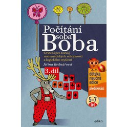 Kniha Počítání soba Boba 3. díl - Cvičení pro rozvoj matematických schopnost