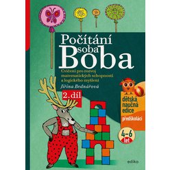 Kniha Počítání soba Boba 2. díl - Cvičení pro rozvoj matematických schopnost