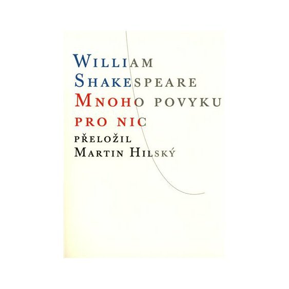 Kniha Mnoho povyku pro nic, William Shakespeare