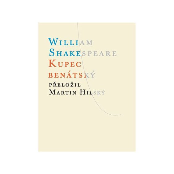 Kniha Kupec benátský, William Shakespeare