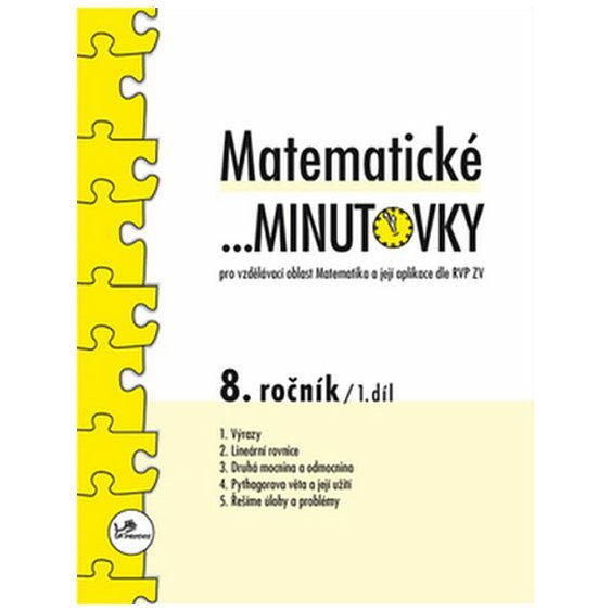 Kniha Matematické minutovky pro 8. ročník / 1. díl - Pro vzdělávací oblast M