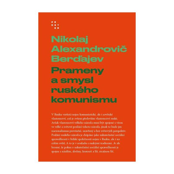 Prameny a smysl ruského komunismu, Nikolaj A. Berďajev