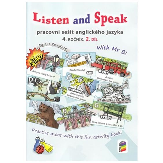Kniha Listen and Speak, 2. díl (pracovní sešit) pro 4. ročník