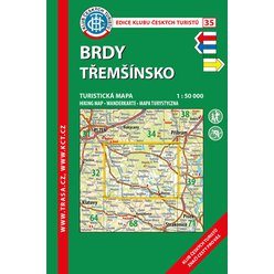 KČT 35 Brdy, Třemšinsko 1:50 000. Turistická mapa.