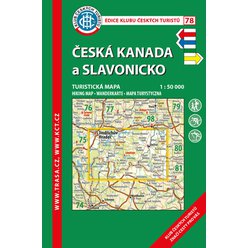 KČT 78 Česká Kanada a Slavonicko 1:50 000. Turistická mapa.