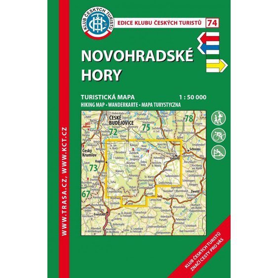 KČT 74 Novohradské hory 1:50 000 / Turistická mapa.