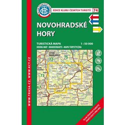 KČT 74 Novohradské hory 1:50 000 / Turistická mapa.
