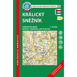 KČT 53 Králický Sněžník 1:50 000. Turistická mapa.