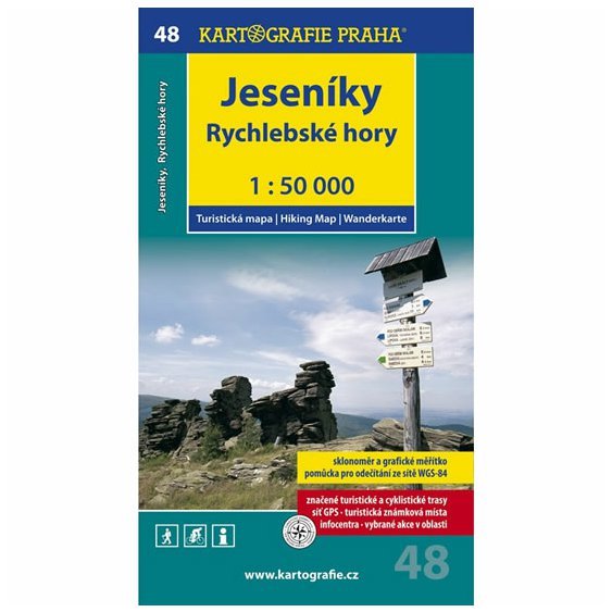 1: 50T (48)-Jeseníky,Rychlebské hory. Turistická mapa.