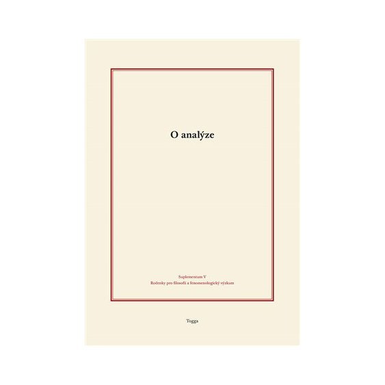 Kniha O analýze, Tomáš Holeček
