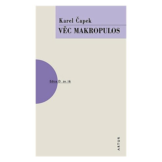 Věc Makropulos, Karel Čapek