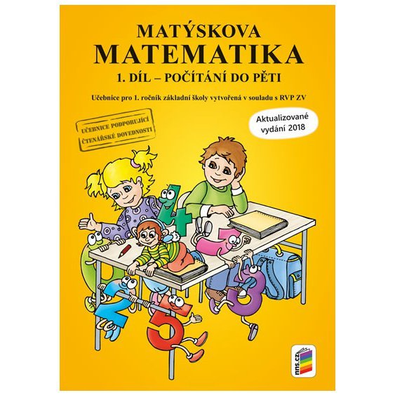 Kniha Matýskova matematika, 1. díl - počítání do 5 - aktualizované vydání