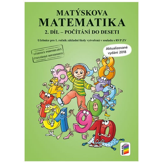 Kniha Matýskova matematika, 2. díl - počítání do 10 - aktualizované vydání 2
